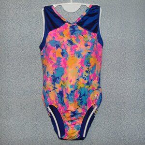 GK Tyedye Blue Leotard AL